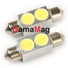 2 Led numar inmatriculare / plafoniera metalic