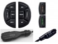 - module de comanda ce se pot prinde pe volan si comunica prin RF( radio frecventa ) cu unitatea centrala atasata care se ocupa de functia de cruise control
- manete cu led sau fara
